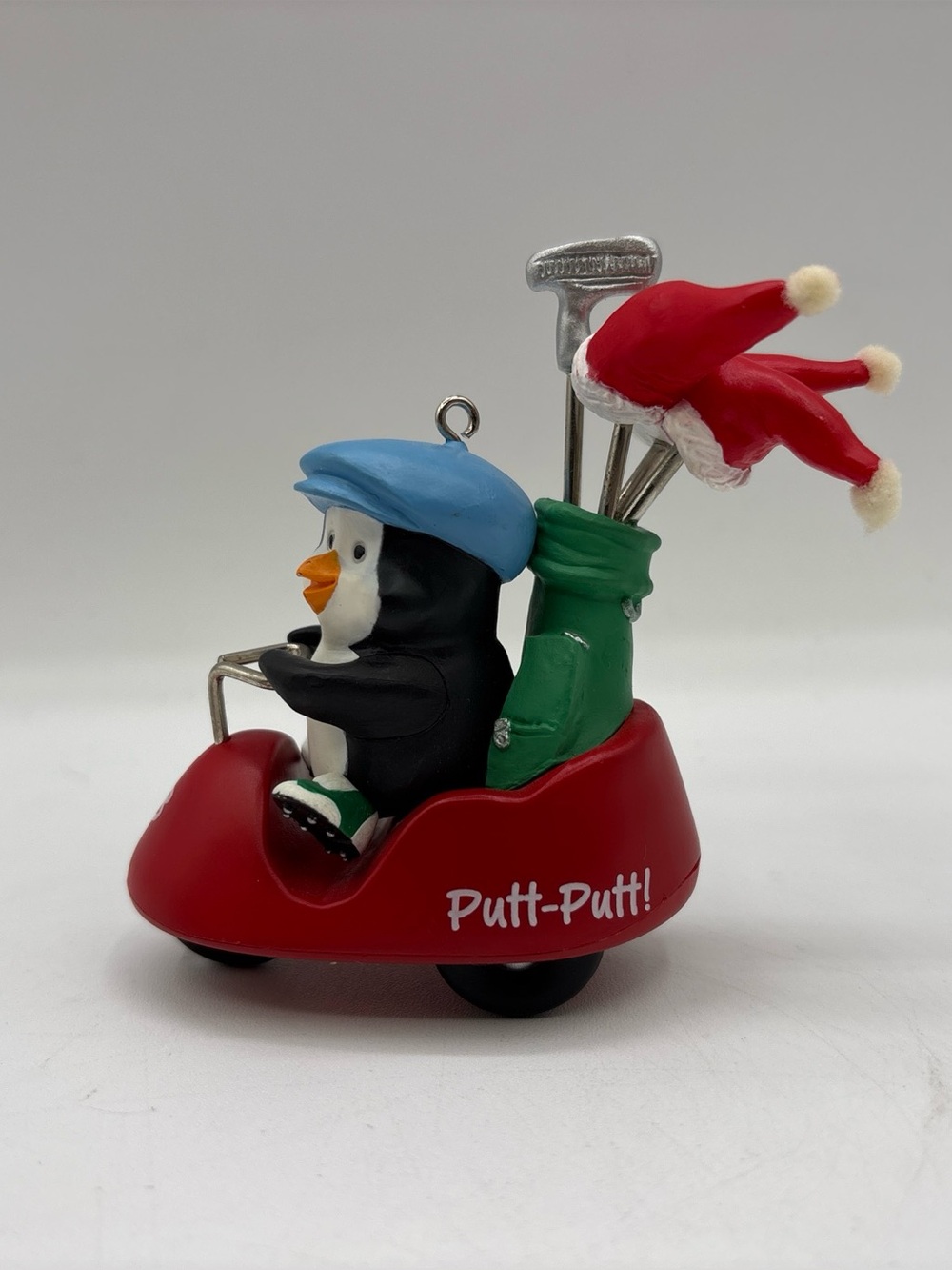 Hallmark Keepsake Ornament Dated 1993 Vintage Putt - Putt Penguin Handcrafted
